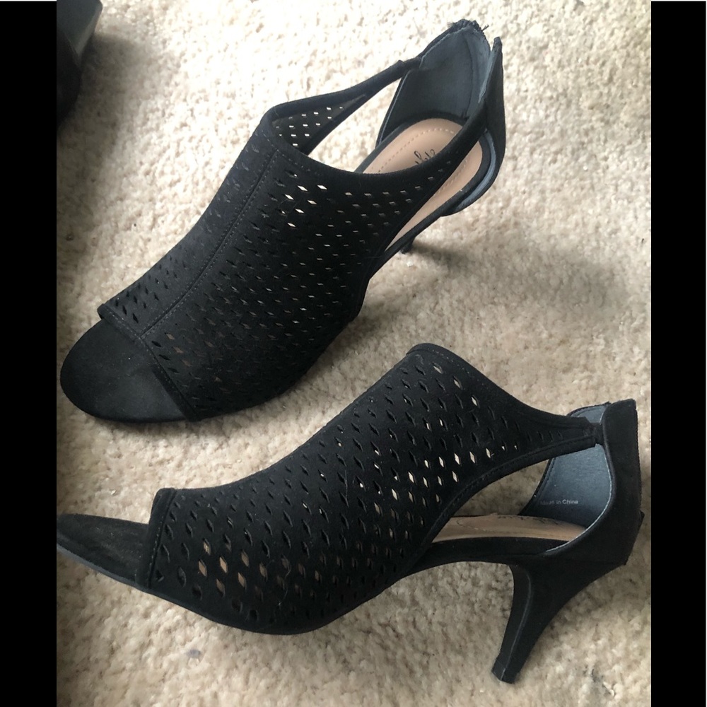 Style & Co. Womens Haddiee Open Toe Classic Pumps